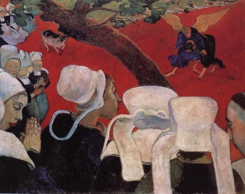 Paul Gauguin the vision afer the China oil painting art